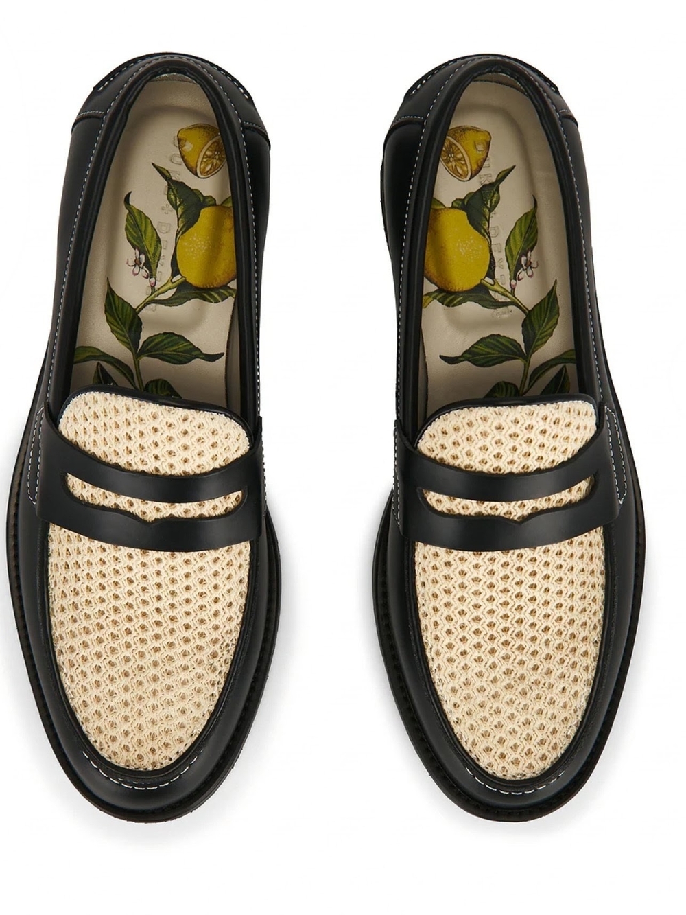 DUKE + DEXTER Wilde Rattan Penny Loafer
